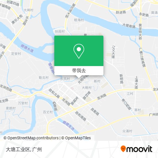 大塘工业区地图
