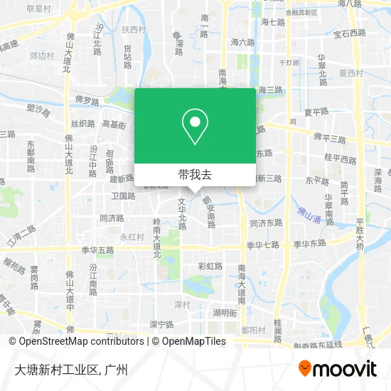 大塘新村工业区地图