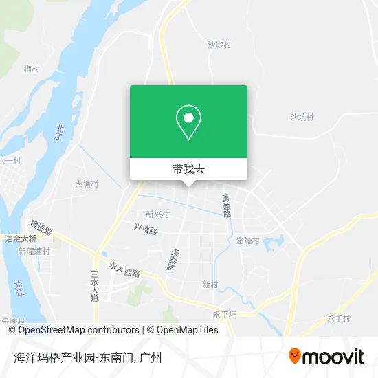 海洋玛格产业园-东南门地图