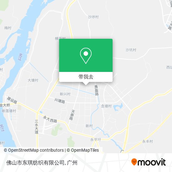 佛山市东琪纺织有限公司地图