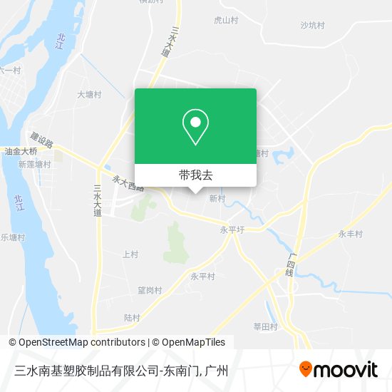三水南基塑胶制品有限公司-东南门地图