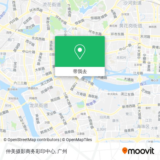 仲美摄影商务彩印中心地图