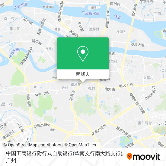 中国工商银行附行式自助银行(华南支行南大路支行)地图