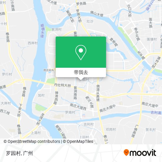 罗园村地图
