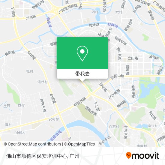 佛山市顺德区保安培训中心地图