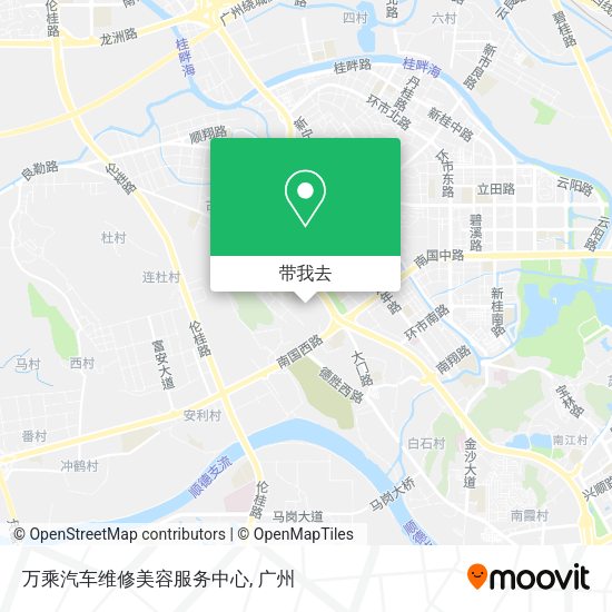 万乘汽车维修美容服务中心地图