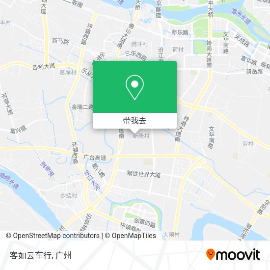 客如云车行地图