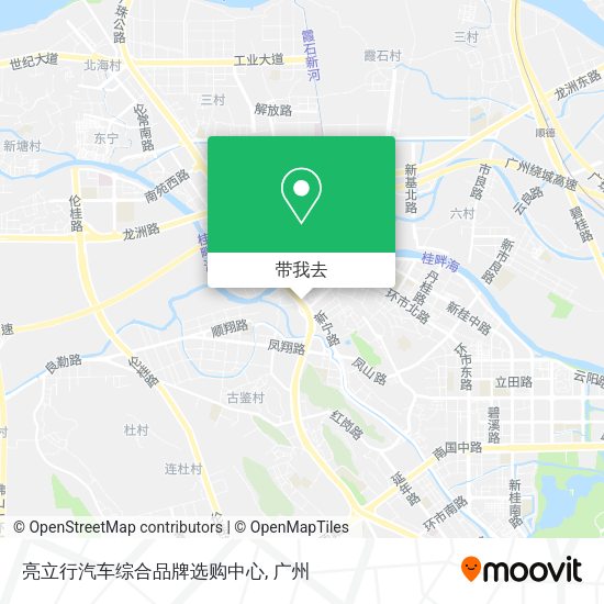 亮立行汽车综合品牌选购中心地图