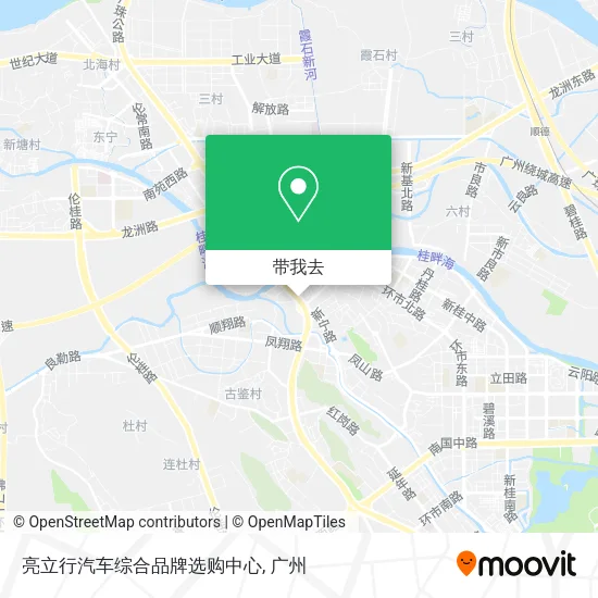 亮立行汽车综合品牌选购中心地图