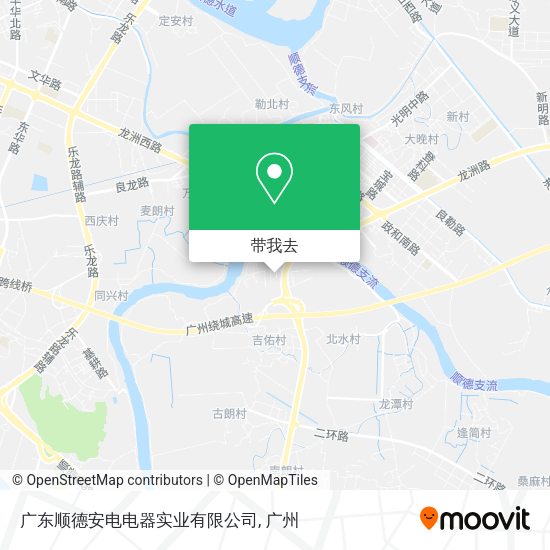 广东顺德安电电器实业有限公司地图