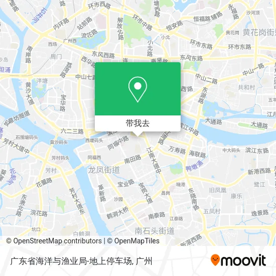 广东省海洋与渔业局-地上停车场地图