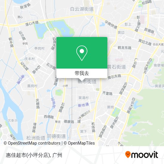 惠佳超市(小坪分店)地图