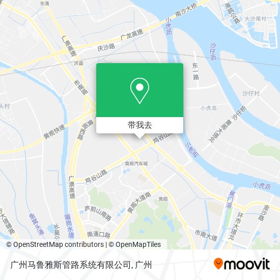 广州马鲁雅斯管路系统有限公司地图