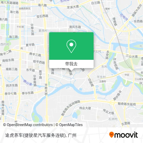 途虎养车(捷驶星汽车服务连锁)地图