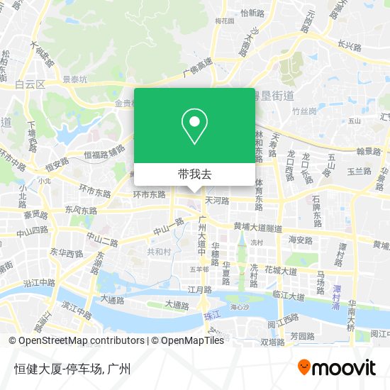 恒健大厦-停车场地图