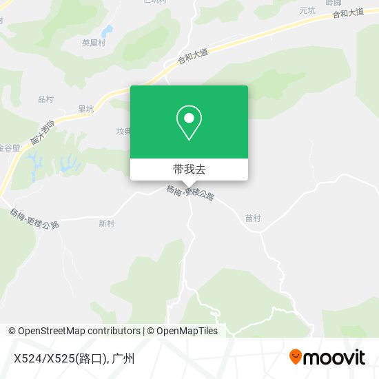 X524/X525(路口)地图