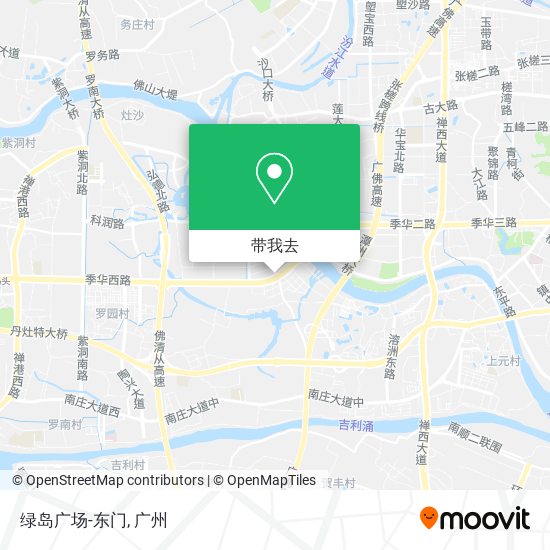 绿岛广场-东门地图
