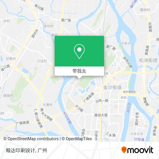 顺达印刷设计地图