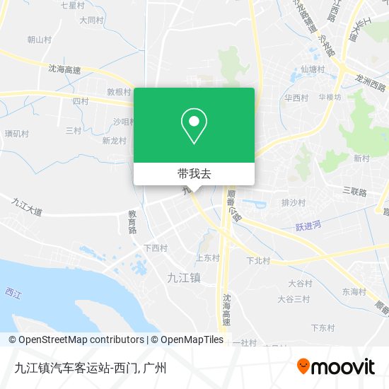 九江镇汽车客运站-西门地图