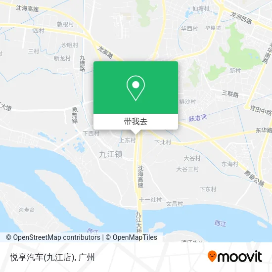 悦享汽车(九江店)地图