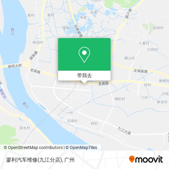 廖利汽车维修(九江分店)地图
