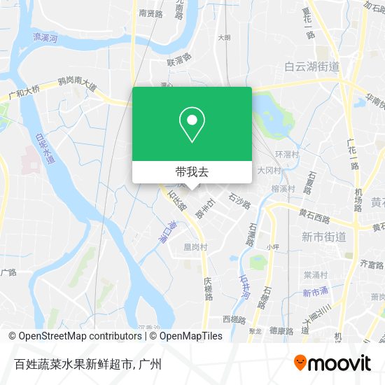 百姓蔬菜水果新鲜超市地图