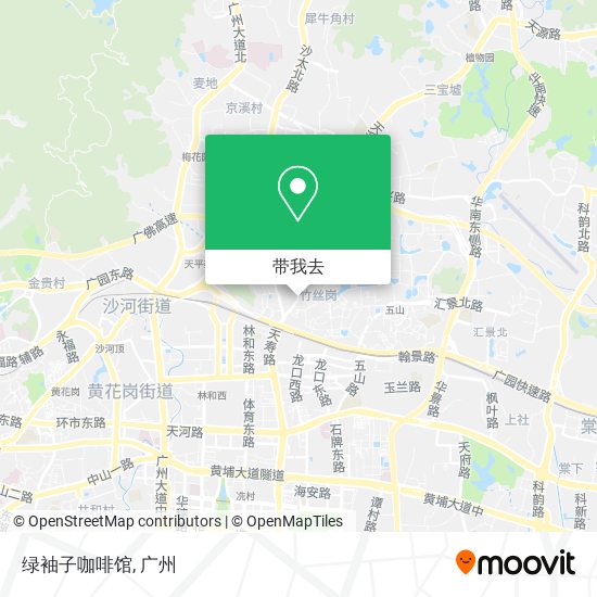 绿袖子咖啡馆地图
