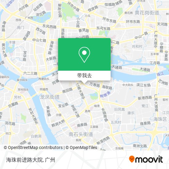 海珠前进路大院地图