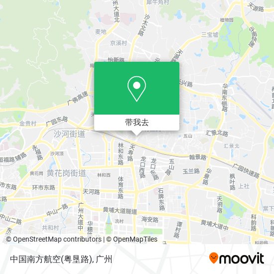 中国南方航空(粤垦路)地图