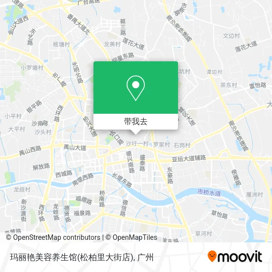 玛丽艳美容养生馆(松柏里大街店)地图
