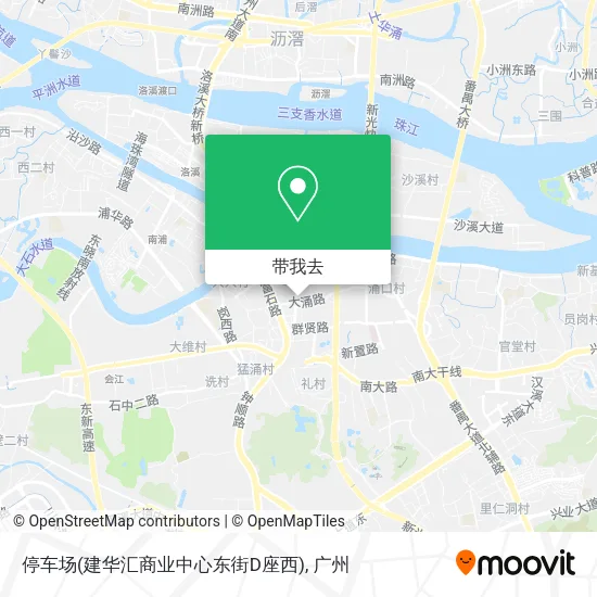 停车场(建华汇商业中心东街D座西)地图