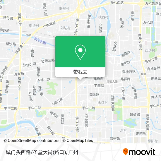 城门头西路/圣堂大街(路口)地图