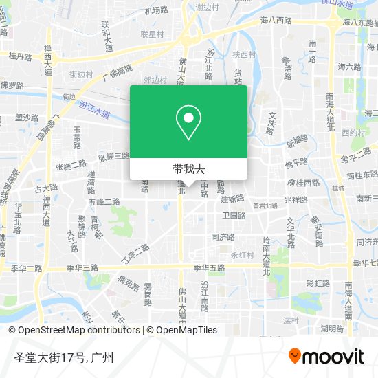 圣堂大街17号地图
