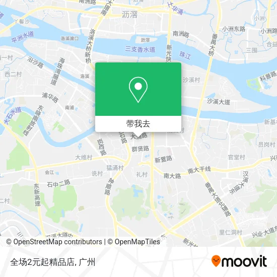全场2元起精品店地图