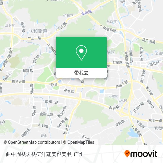 曲中周祛斑祛痘汗蒸美容美甲地图