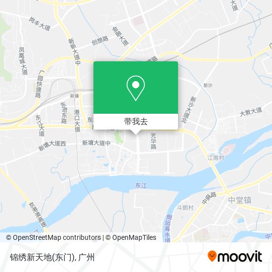 锦绣新天地(东门)地图