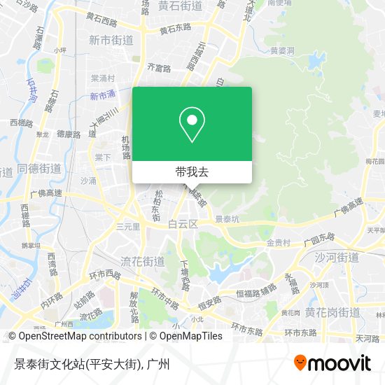 景泰街文化站(平安大街)地图