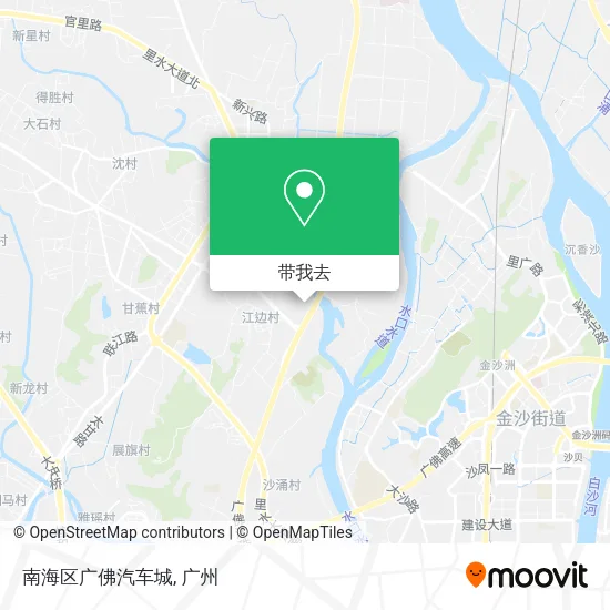 南海区广佛汽车城地图