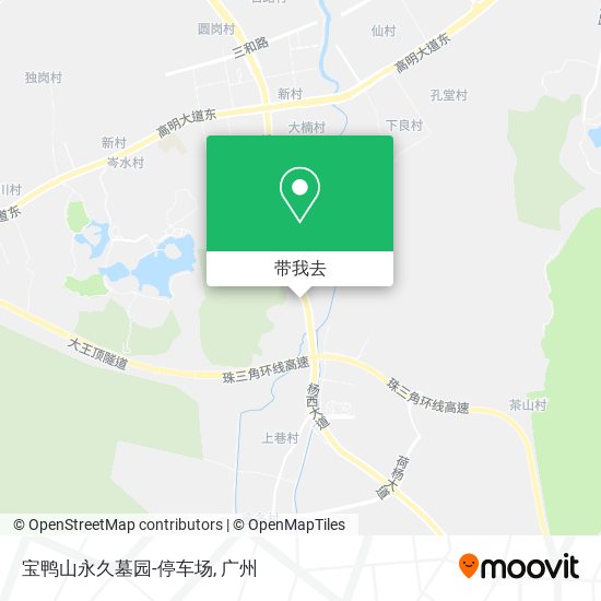 宝鸭山永久墓园-停车场地图