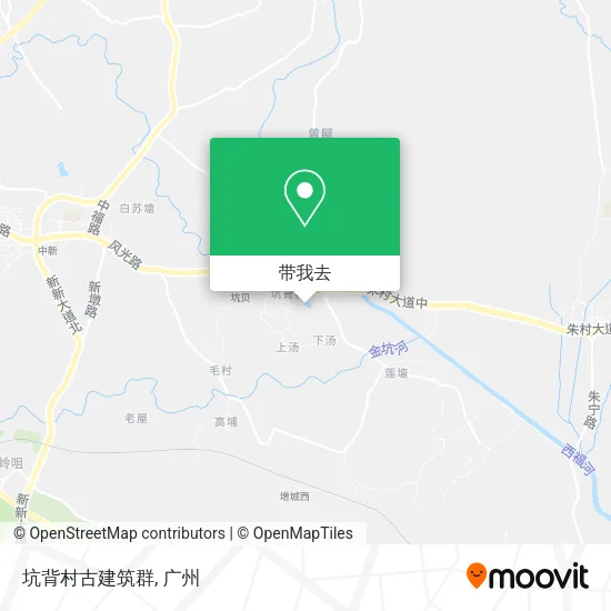 坑背村古建筑群地图