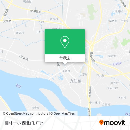 儒林一小-西北门地图