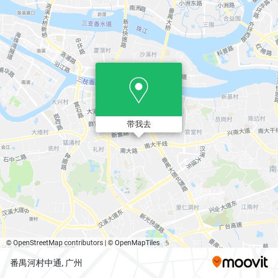 番禺河村中通地图