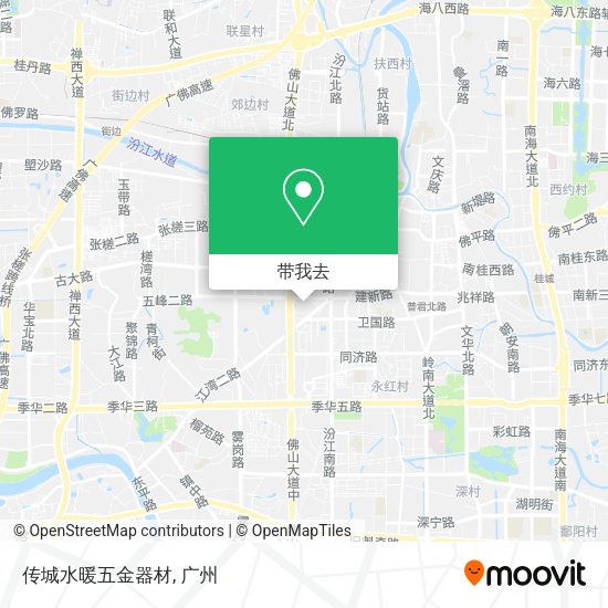 传城水暖五金器材地图