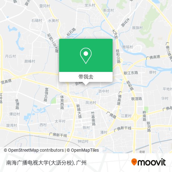 南海广播电视大学(大沥分校)地图