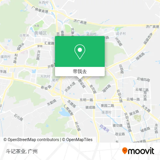 斗记茶业地图