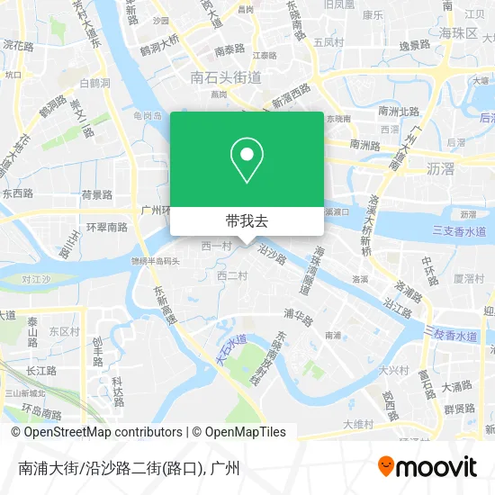 南浦大街/沿沙路二街(路口)地图