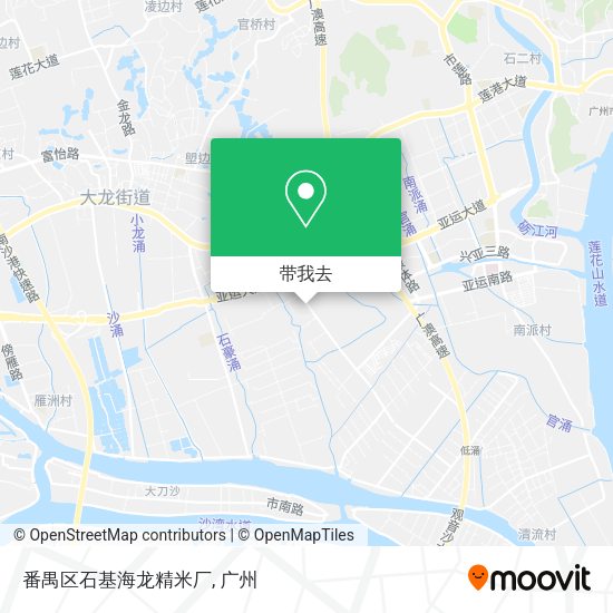 番禺区石基海龙精米厂地图