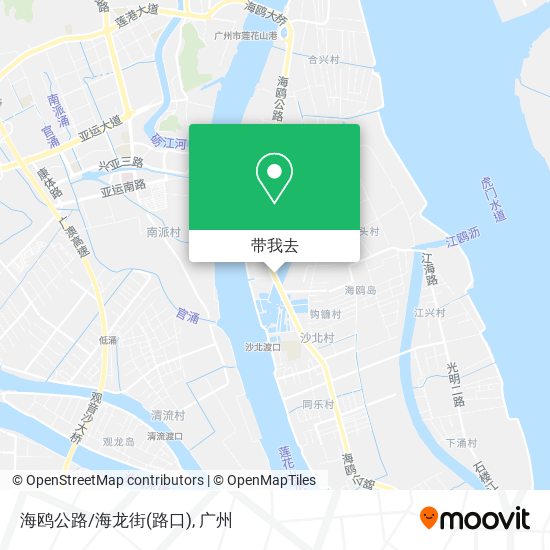 海鸥公路/海龙街(路口)地图
