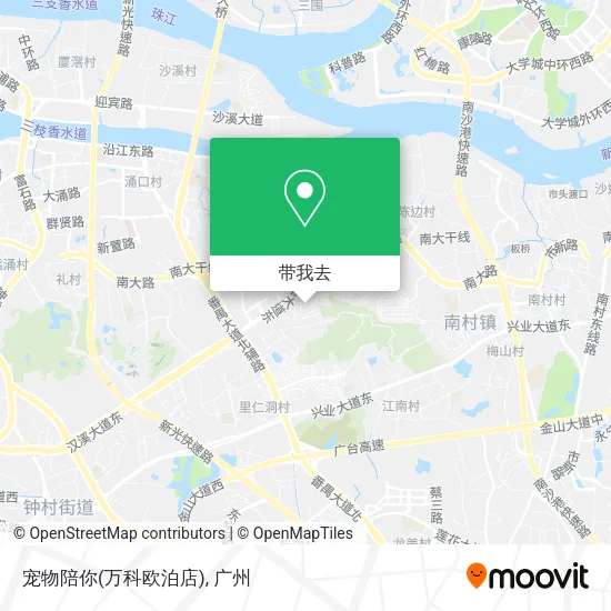 宠物陪你(万科欧泊店)地图