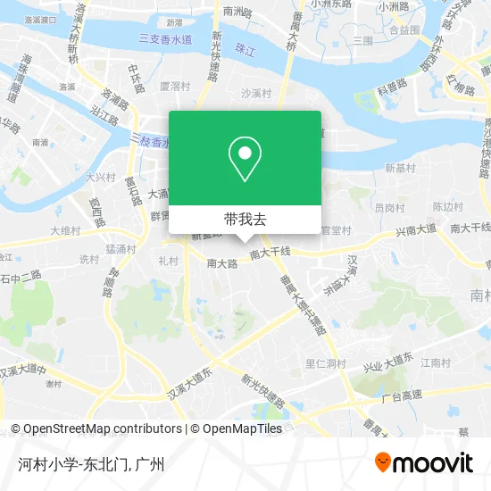 河村小学-东北门地图